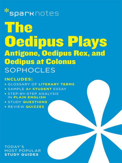 Title details for The Oedipus Plays by SparkNotes - Wait list